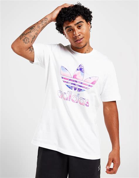 adidas trefoil shirt herren weiß|adidas originals trefoil t shirt.